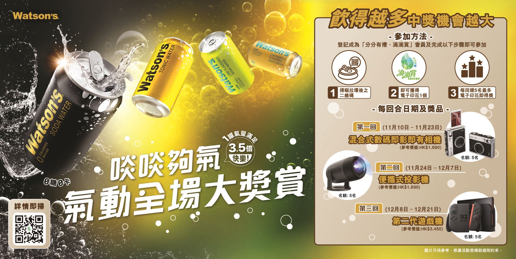 《啖啖夠氣，氣動全場大獎賞》推廣活動得獎名單